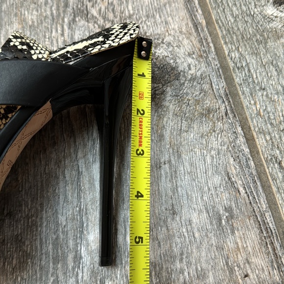 L.A.M.B Python Slingback Platform Stiletto 8 - Picture 8 of 9
